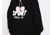 White Fox Oversized Sweatshirt - Size L/XL