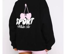 White Fox Oversized Sweatshirt - Size L/XL