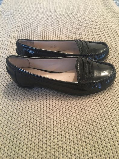 Stylish Patent Leather Loafers size 3.5