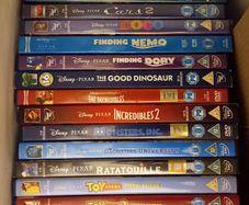 Disney Pixar 16 Dvd Collection Bundle Kids Movies Toy Story 1 2 3 Finding Nemo Cars Coco Up Brave Wall-E Etc.