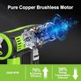 Cordless Pressure Washer, 20000mAh Battery, Portable Pressure Washer 1060PSI With 6-In-1 Nozzle, Foam Bottle, Handheld Brushless High Pressure Jet Washer for Car, Patio, Floor & Garden Cleaning Image 4