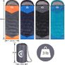 Sleeping Bag 3-4 Seasons (Summer, Spring, Fall, Winter) Warm & Cool Weather - Lightweight,Waterproof Indoor & Outdoor Use for Kids, Teens & Adults for Hiking, Backpacking and Camping Image 6