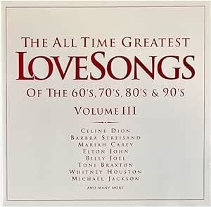 Free Postage! All Time Greatest Love Songs III. 2 x CD.
