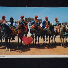 Nigerian Horsemen - Postcard