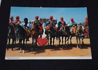 Nigerian Horsemen - Postcard