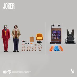 INART - JOKER (2019) Sixth Scale Collectible Premium Figure Set 2 Figures, 2 Bases and Accessories etc.1/6 Hot toys