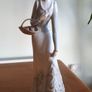 Figurine by Porcelanas Miguel Requena of Gentleman with Candlestick Jardiniere Image 7