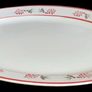 Pristine Vintage 2ft Ceramic Oval Serving Platter Image 6