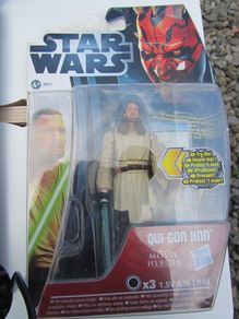Star Wars Qui-Con Jinn Action Figure Boxed - Hasbro
