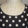 Zanzea Polka Dot Gingham Tiered Maxi Dress Black White Boho Size M Image 3