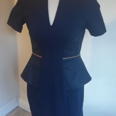 Ted Baker ladies Maddie tailored navy dress UK6
