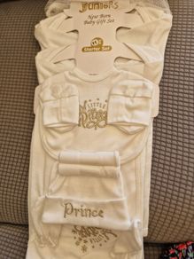 Newborn Baby Boy 11-Piece Gift Set - lilsoft "Little Prince" (Brand New)