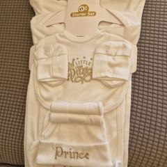 Newborn Baby Boy 11-Piece Gift Set - lilsoft "Little Prince" (Brand New)