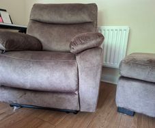 Electric Recliner chair and ottoman