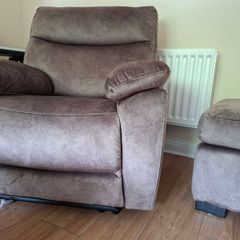 Electric Recliner chair and ottoman