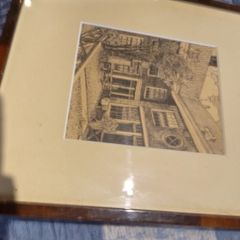 Lovely Vintage Picture 29 X 26 cm
