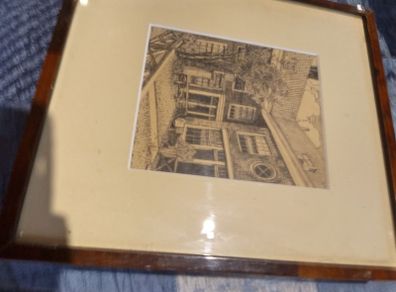 Lovely Vintage Picture 29 X 26 cm