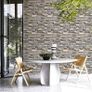 NEW SALE | Stone Brick Wallpaper Peel and Stick 3D Effect Blocks Vintage Brick Faux Textured Self-Adhesive Wallpaper Kitchen Cabinets Backsplash Fireplace Laundry Room Accent Wall Decor 45X300cm Image 3