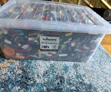 Box of loose Lego