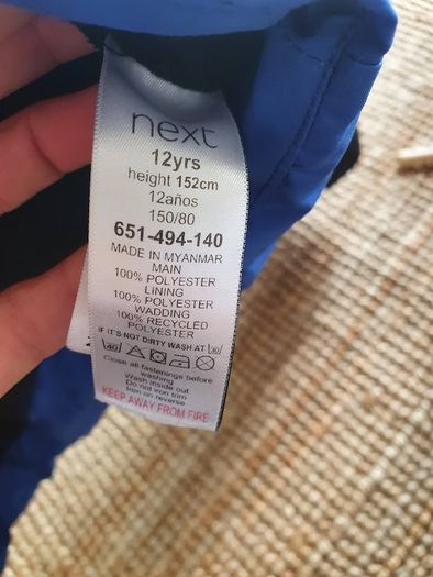 Next Jacket 12 years