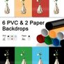 Light Box Photography 40cm / 16" x 16'', Portable Photo Booth Box with Adjustable 160 LED Lights & 8 Photo Backdrops for Product Photography (FREE POSTAGE) Image 7