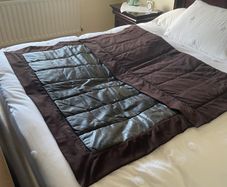 Leather Bed Throw