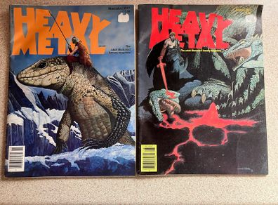 Heavy Metal Fantasy Magazines 1977
