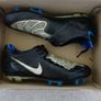 Football Boots Nike Total 90 Laser I Black/Blue (2007) Size 8.5UK FG Image 2