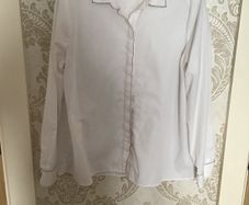 ZARA white blouse Size 12