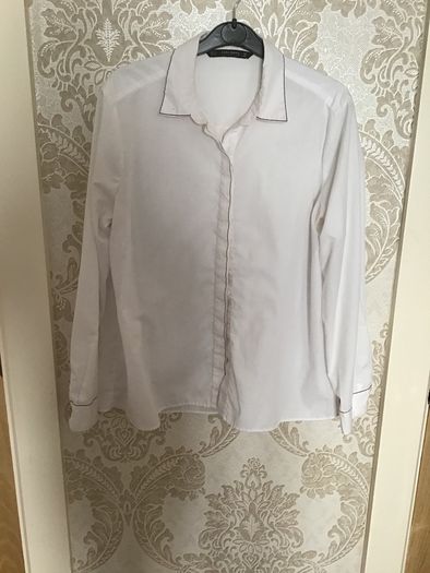 ZARA white blouse Size 12
