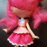 Shopkins Shoppies Doll Donatina Donut Shop Pigtails Girl Figure Vinyl Pink Skirt Image 2