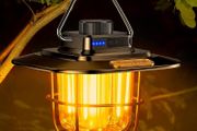 FREE EXPRESS SHIPPING Camping Lantern, Rechargeable Retro Camping Tent Lights Lamp
