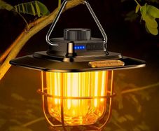 FREE EXPRESS SHIPPING Camping Lantern, Rechargeable Retro Camping Tent Lights Lamp