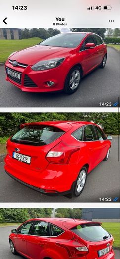 Red ford focus