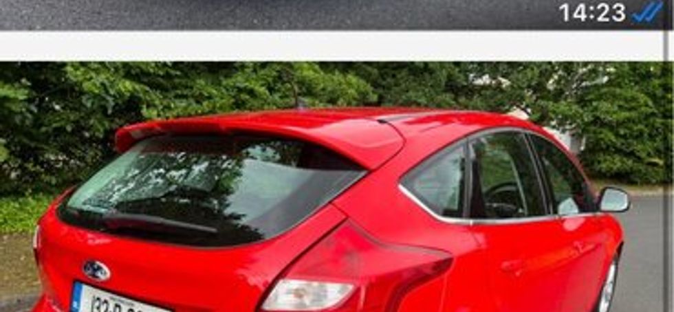 Red ford focus