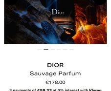 DIOR Sauvage 100ml pure parfum