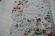 Adult Christmas Colouring Book &amp; Colour Therapy Colouring Pencils
