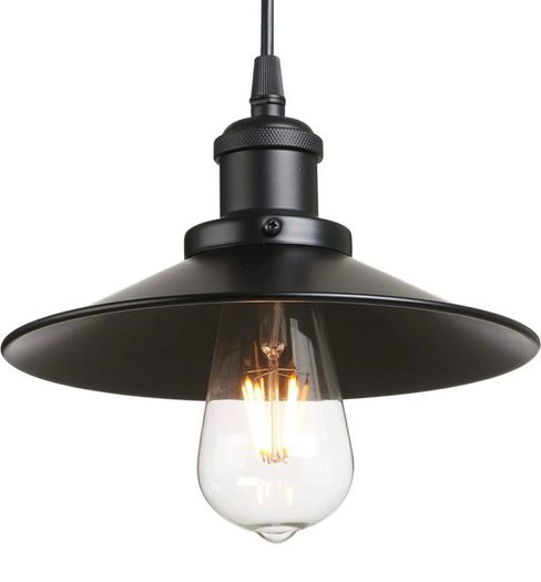 Vintage Industrial Style Ceiling Pendant Lights,Set of 3 Black Metal Pendant Lights,Hanging Light Fixture for Kitchen Island,Farmhouse,Living Room,Bedroom (FREE POSTAGE)