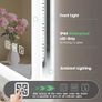 Bluetooth Bathroom-Mirror-with-LED-Lights 500x700 mm, Bathroom-Led-Mirror, Anti-Fog, 3 Colors, Dimining, Memory, Tempered Glass, IP44 Waterproof, Horizontal/Vertical Image 5