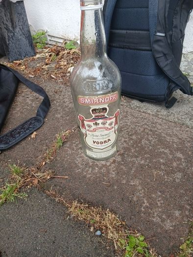 vintage vodka bottle