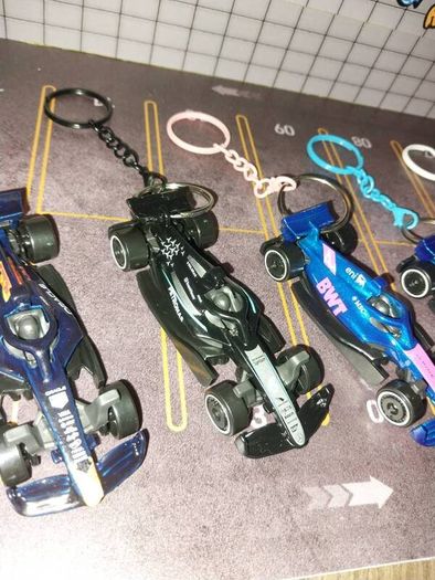 Hotwheels Formula 1 Custom Key Chains