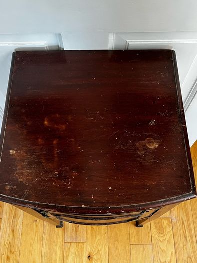 Mahogany bedside cabinet