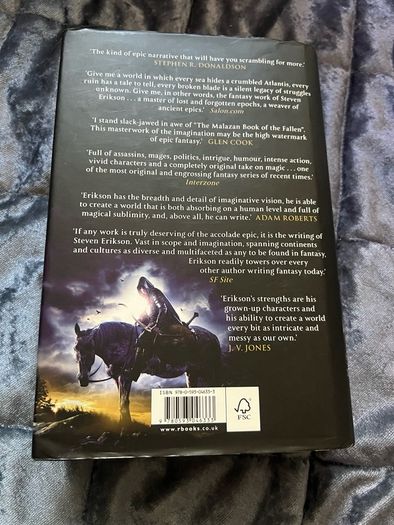 Steven Erikson Dust of Dreams 1st Edition Hardback Book in Dust Jacket A Tale of the Malazan Empire