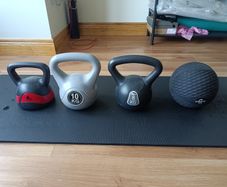 Kettlebell + slam ball