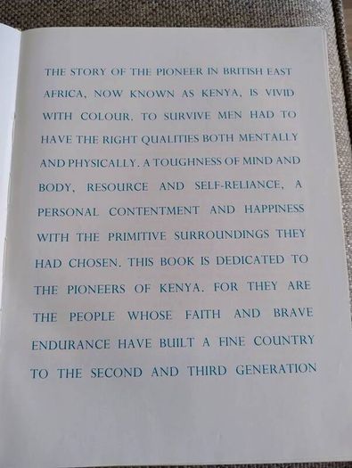 Kenya Africa They Made it their Home 1969 hardback with introduction by Elspeth Huxley in used condition with all pages intact FREE STANDARD POSTAGE INCLUDED