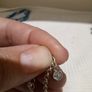 Silver Tone Necklace with Faux Pearl Beads M&S Image 2