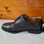 clarks wide fit brougues Size 7 eu 41 black with green in excellent condition Image 7