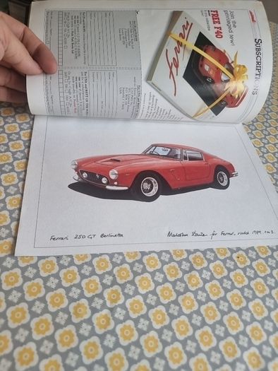 Ferrari World magazine Issue 3, October/November 1989 250 GT Berlinetta