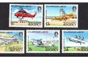 1985 Alderney 50th Anniversary of Alderney Airport Commemorative Stamps Mint Never Hinged (MNH)