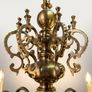 Exquisite Quality Antique Eight-Branch Flemish Brass Chandelier Image 2